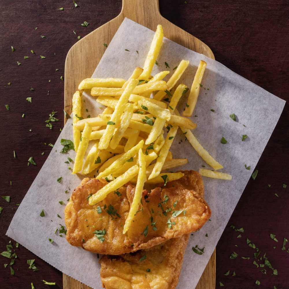 flat-lay-fish-chips-chopping-board (1)